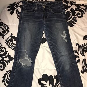American Eagle Super Stretch Ripped Jeans